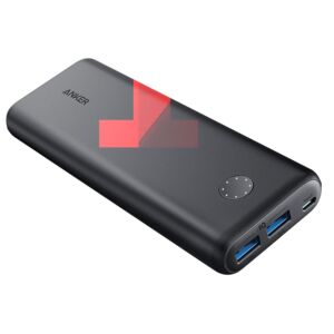 Anker 20000mAh Powercore II Power Bank Black Anker 20000mAh Powercore II Power Bank Black
